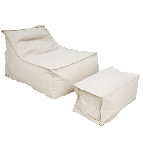 2 Piece Panza Outdoor Bean Bag Lounge Cover Set Temple Webster